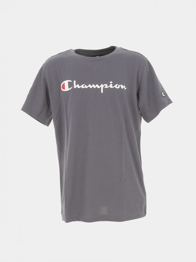 T-shirt crewneck gris anthracite enfant - Champion