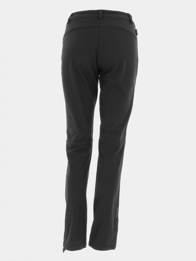 Pantalon de randonnée softshell argonia noir femme - Icepeak