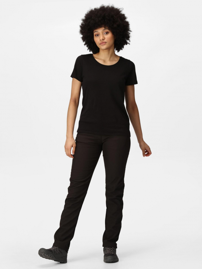 Pantalon outdoor waterproof geo noir femme - Regatta