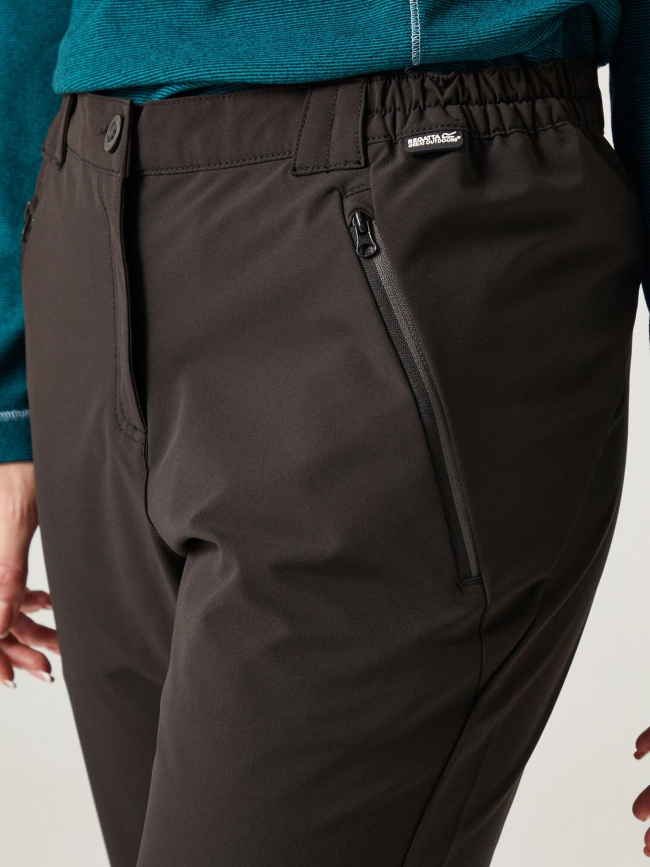 Pantalon outdoor randonnée questra noir femme - Regatta