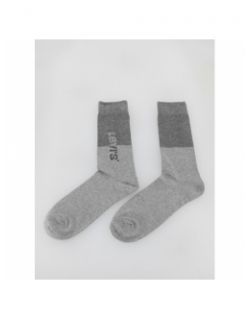 Pack 2 paires de chaussettes hautes grises homme - Levi's