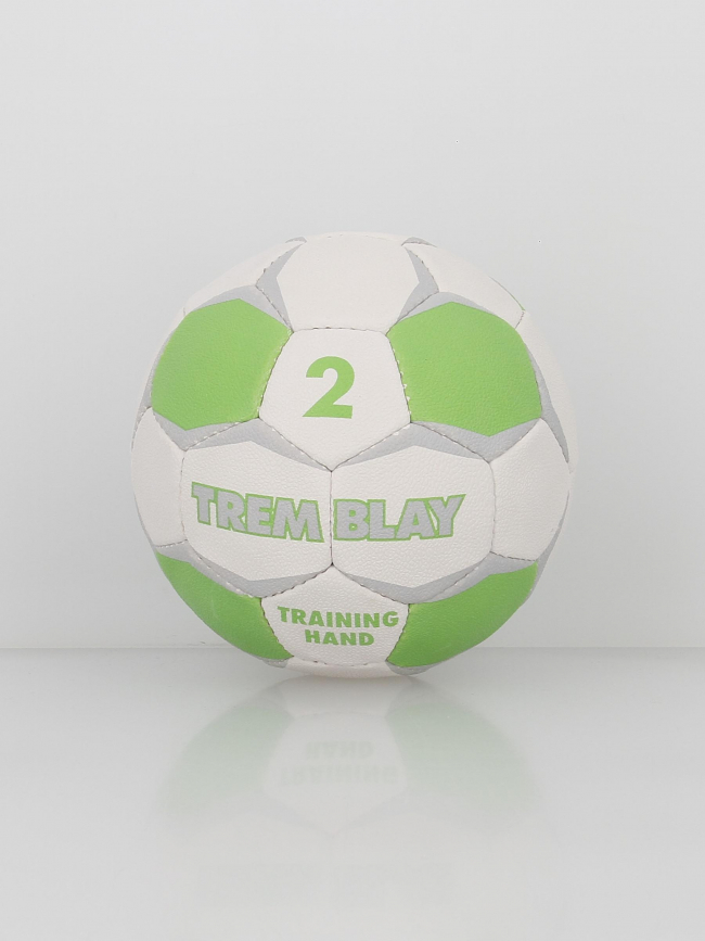 Ballon de handball taille 2 vert/blanc - Tremblay