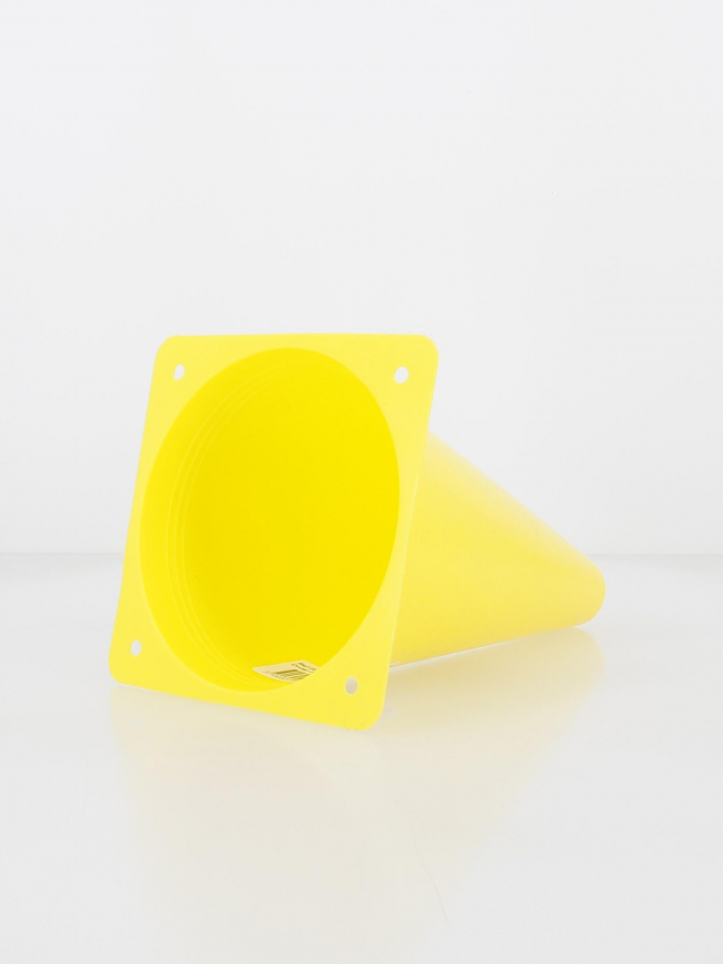 Plot base carrée hauteur 23 cm jaune - Tremblay