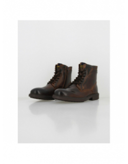 Boots en cuir delaney marron homme - Jack & Jones