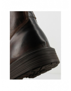 Boots en cuir delaney marron homme - Jack & Jones