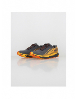 Chaussures de trail torrent 3 gris orange homme - Hoka