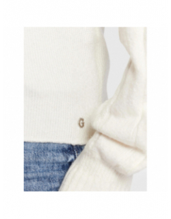 Pull col montant anne blanc femme - Guess