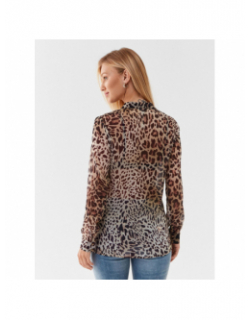Chemise manches longues clouis shirt jaguar femme - Guess