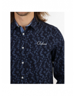 Chemise à motifs cerling bleu marine homme - Oxbow