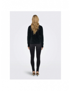 Pull col v ella piumo noir femme - Only