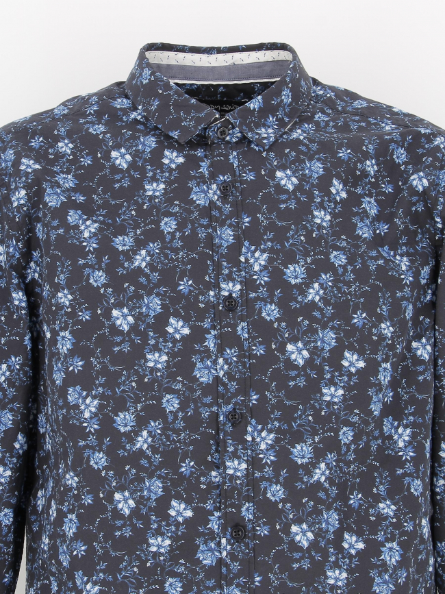 Chemise à fleurs axel bleu homme - Teddy Smith