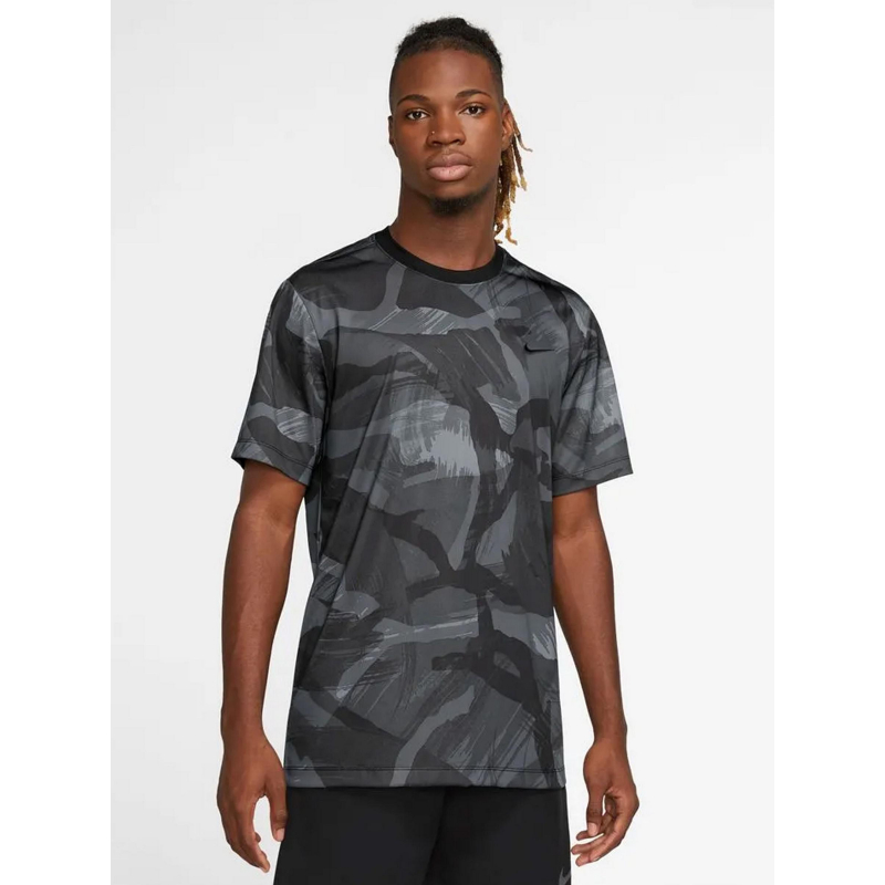 T-shirt de sport camo dri-fit gris homme - Nike