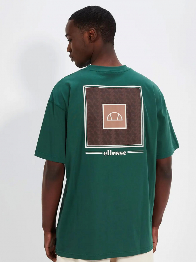 T-shirt logo dos portier vert homme - Ellesse