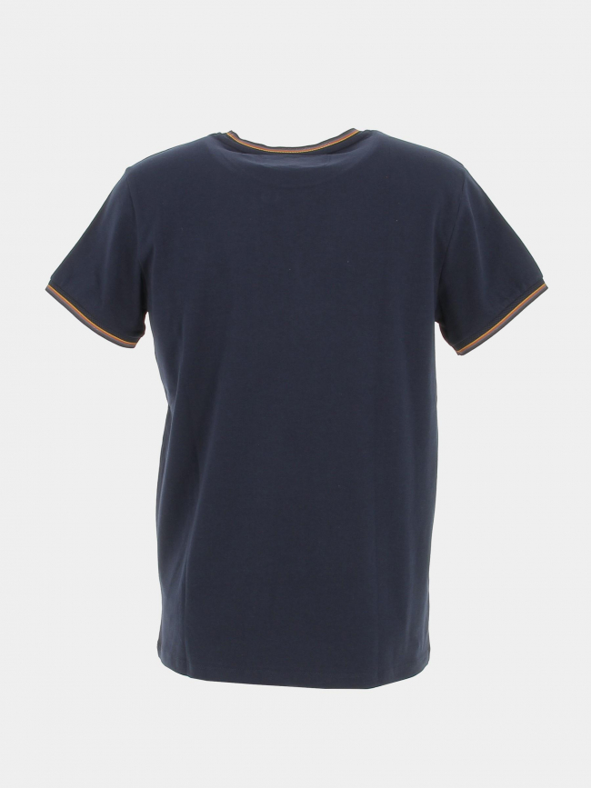 T-shirt uni tutin bleu marine homme - Benson & Cherry