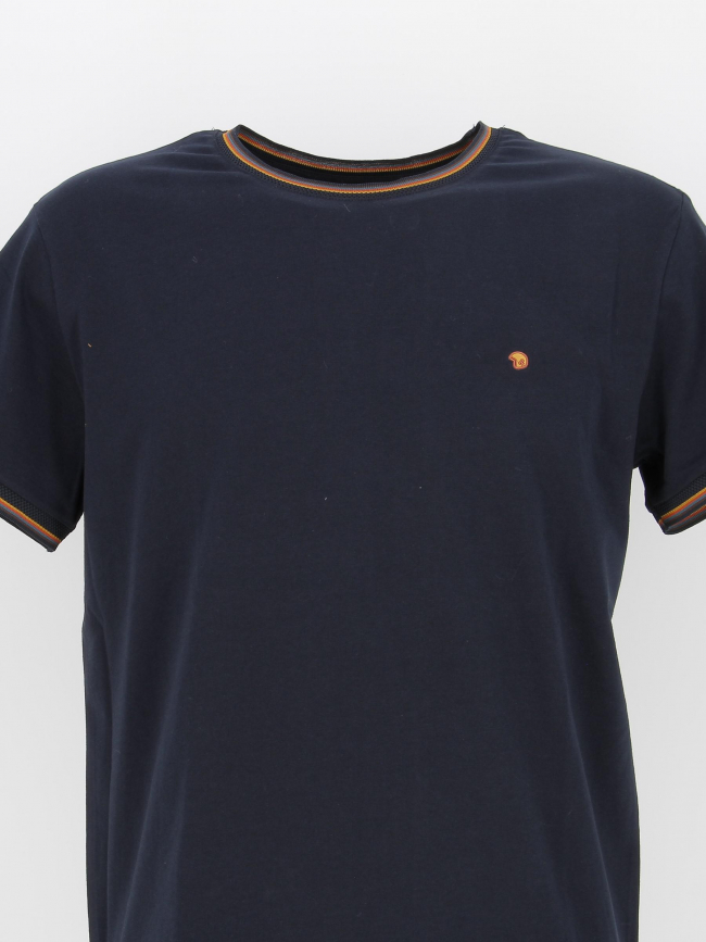 T-shirt uni tutin bleu marine homme - Benson & Cherry
