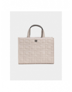 Sac à main matelassé quilt sable beige femme - Tiffosi