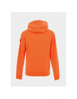 Veste légère bi-matière dradler orange noir homme - Helvetica