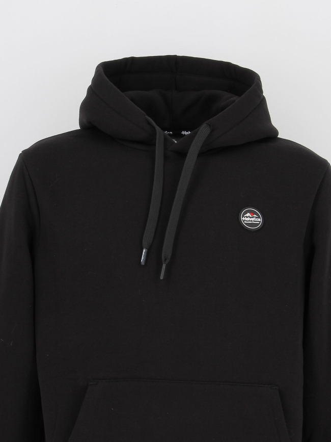 Sweat à capuche anger noir homme - Helvetiva