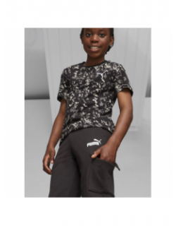 Pantalon de Jogging cargo essential noir garçon - Puma