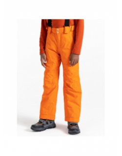 Pantalon de ski motive orange fluo garçon - Dare 2b