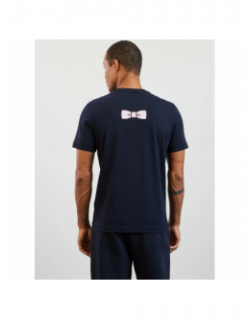 T-shirt noeud dos bleu marine homme - Eden Park