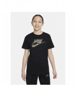 T-shirt sportswear club swoosh camo noir enfant - Nike