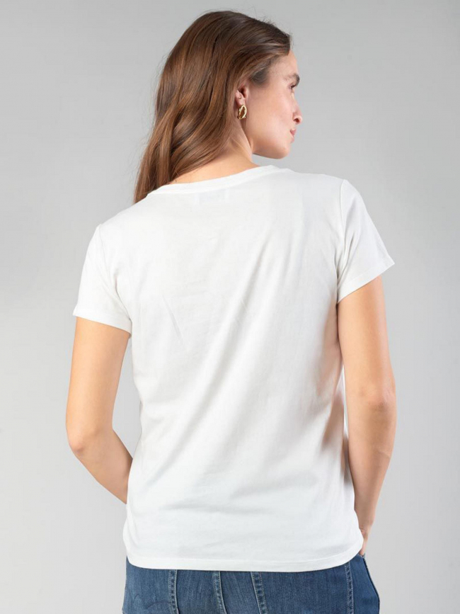 T-shirt carole ice cream blanc femme - Le Temps Des Cerises