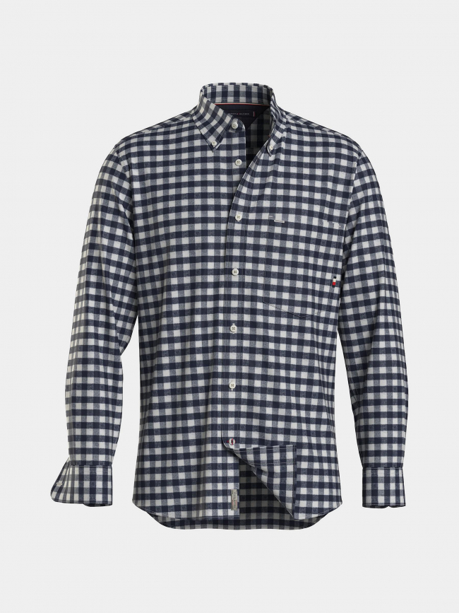 Veste En Flanelle à Carreaux Pour Homme - Doublure Épaisse, Fermeture Éclair, Poche Poitrine - Style Bûcheron Hiver