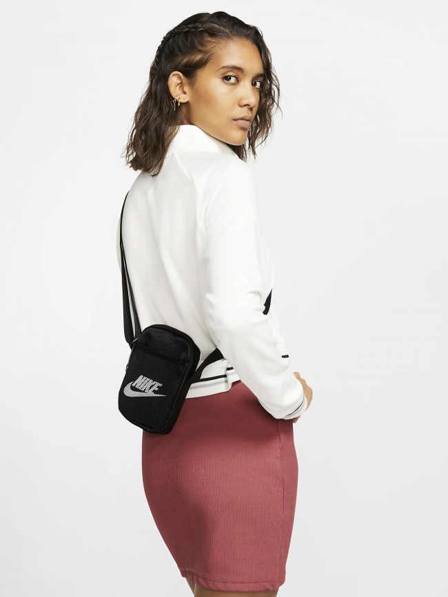 Sac bandoulière mini heritage crossbody noir - Nike