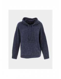 Pull sweat en maille cassie bleu marine femme - Teddy Smith