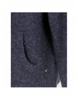 Pull sweat en maille cassie bleu marine femme - Teddy Smith