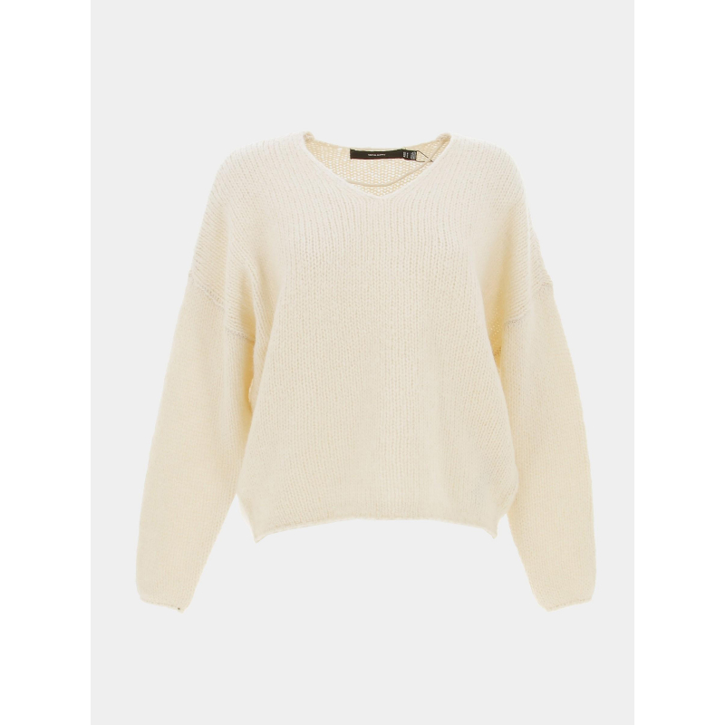 Pull en laine darya écru femme - Vero Moda
