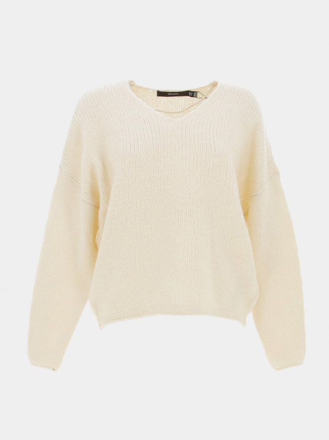 Pull en laine darya écru femme - Vero Moda