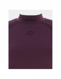T-shirt manches longues baselayer pro violet femme - Rukka