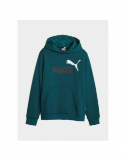 Sweat à capuche essential vert enfant - Puma