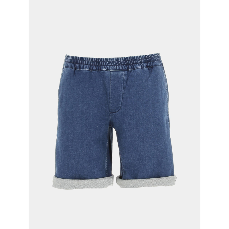 Short en jean élastique bleu homme - Serge Blanco