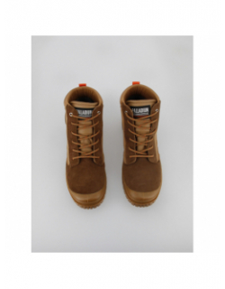 Boots à lacets mahogany marron homme - Palladium