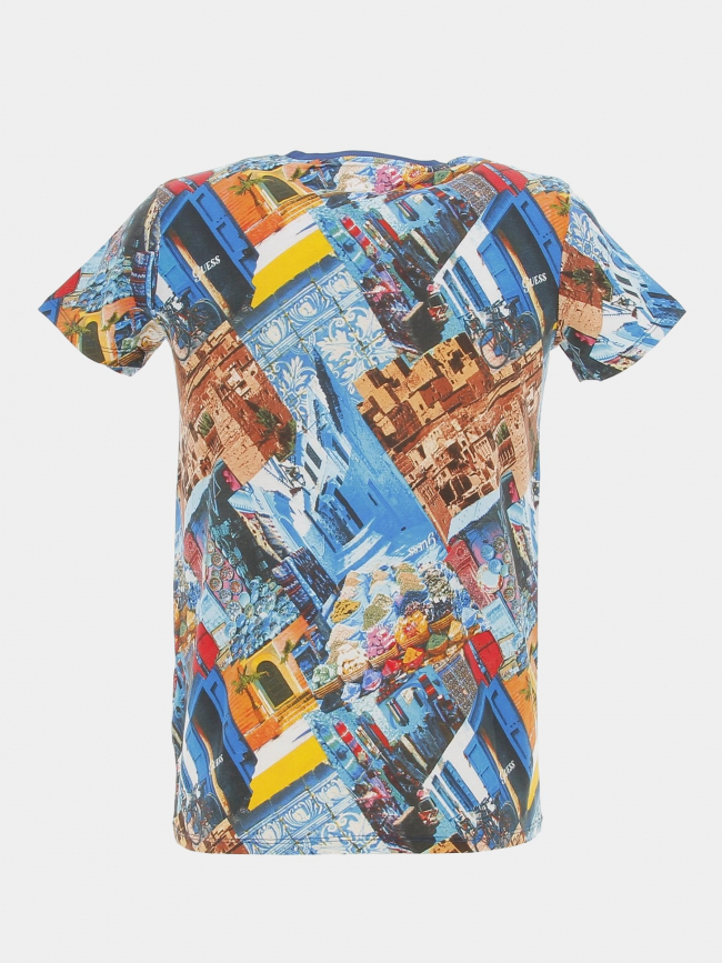 T-shirt éco mosaique marocaine multicolore garçon - Guess