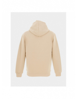 Sweat à capuche logo uni beige homme - Project X Paris