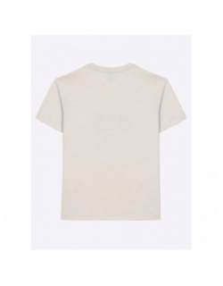 T-shirt motif loup beige garçon - Kaporal