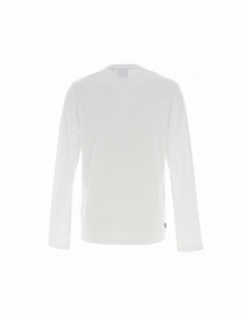 T-shirt vintage logo embossé blanc homme - Superdry