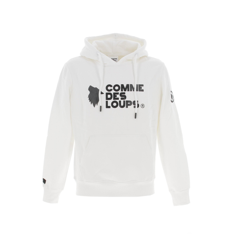 Sweat à capuche janeiro blanc homme - Comme Des Loups