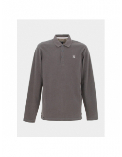 Polo manches longues niros gris homme - Oxbow