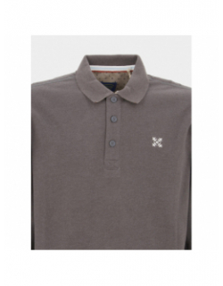 Polo manches longues niros gris homme - Oxbow