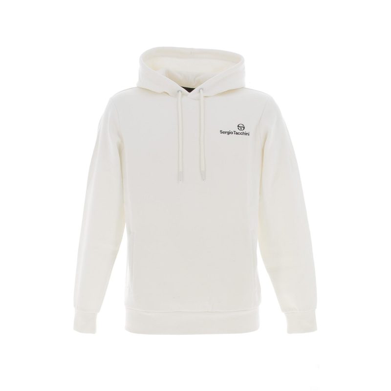 Sweat à capuche lobby blanc homme - Sergio Tacchini