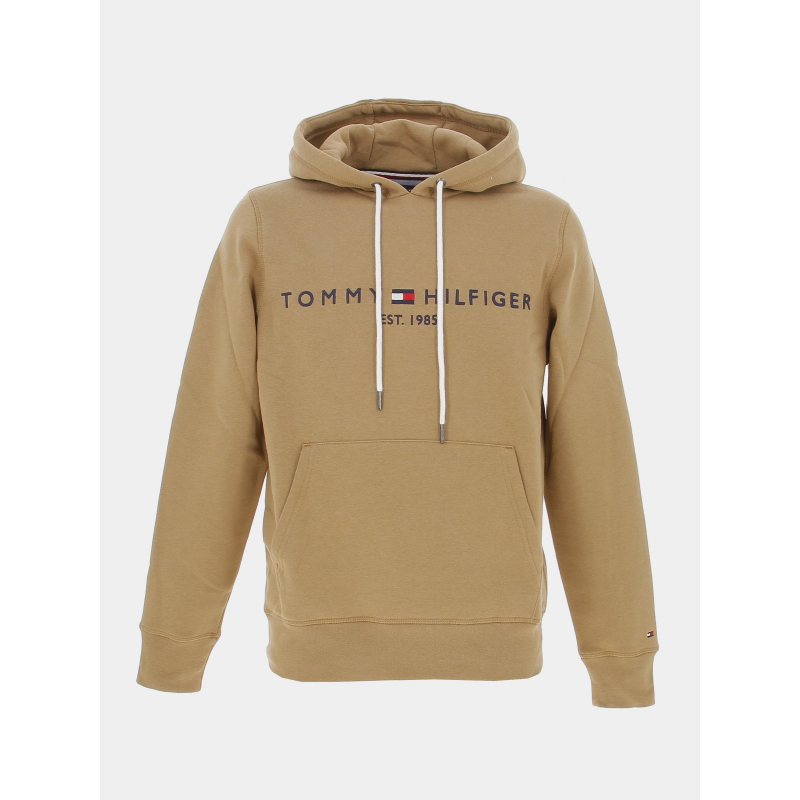 Tommy Hilfiger - Sweat à Capuche Avec Logo - Bleu