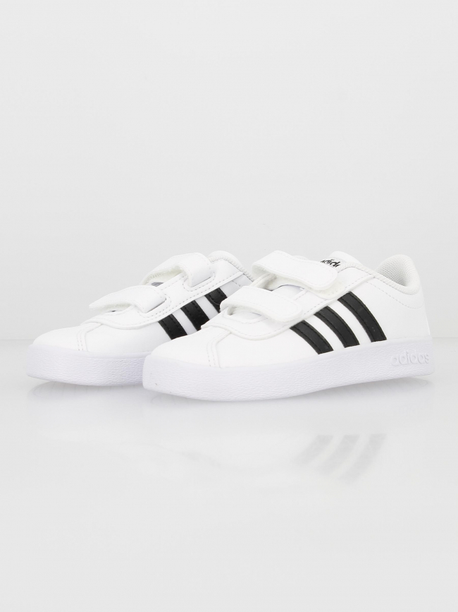 Baskets basses vl court blanc enfant - Adidas