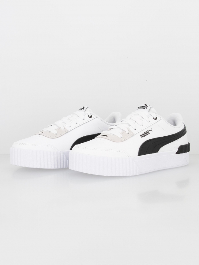 Baskets compensées carina lift blanc femme - Puma