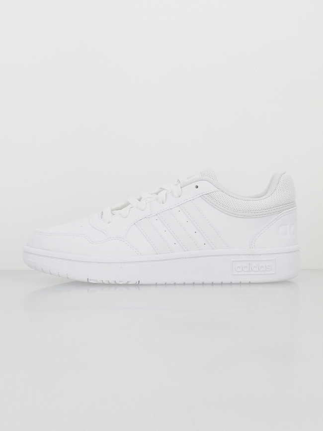 Baskets basses hoops blanc femme - Adidas