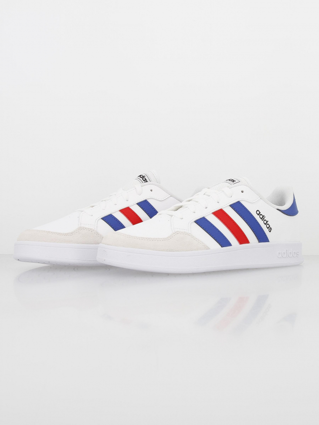 Baskets breaknet tricolore blanc homme - Adidas